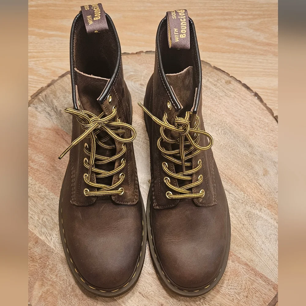 NWOT Dr. Martens 1460 Bex Craxy Horse Leather Lace Up Boot: Mens Size 11 - Picture 2 of 12